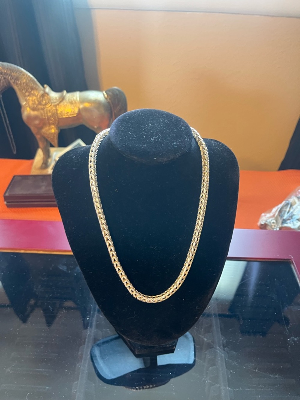 Classic sterling silver Italian Rope weave box Chain Necklace unisex